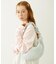 STRIPED FLOWER QUILTED SHOULDER BAG