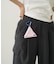 CHERRIES PRINT PVC TRIANGULAR CASE