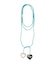 BEADS AND HEART CHARMS NECKLACE