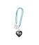 BEADS AND HEART CHARMS BRACELET