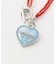 BEADS AND HEART CHARMS BRACELET
