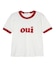 OUI SLAB COMPACT S/S RINGER TEE