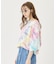 TIE DYE WIDE S/S TOP