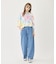 TIE DYE WIDE S/S TOP