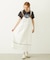 TYROLEAN TAPE CAMI DRESS