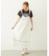 TYROLEAN TAPE CAMI DRESS