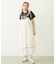 TYROLEAN TAPE CAMI DRESS