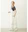 TYROLEAN TAPE CAMI DRESS