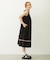 TYROLEAN TAPE CAMI DRESS