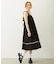 TYROLEAN TAPE CAMI DRESS