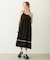 TYROLEAN TAPE CAMI DRESS