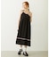 TYROLEAN TAPE CAMI DRESS