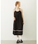 TYROLEAN TAPE CAMI DRESS