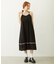 TYROLEAN TAPE CAMI DRESS
