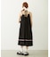 TYROLEAN TAPE CAMI DRESS