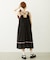 TYROLEAN TAPE CAMI DRESS