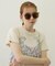 MILKFED. LOGO BIG SQUARE SUNGLASSES