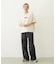 EMBROIDERY BAR WIDE S/S TEE