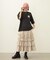 SOLID DIRNDL SKIRT