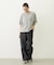 CUT OUT LOGO POCKET WIDE S/S TEE