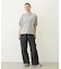 CUT OUT LOGO POCKET WIDE S/S TEE