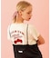 GLITTER  CHERRY COMPACT S/S TEE