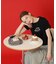 MILKFED. x SANRIO CHARACTERS COMPACT S/S TEE