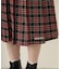 PLEATED PLAID SKIRT