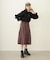 PLEATED PLAID SKIRT