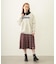 PLEATED PLAID SKIRT