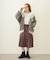 PLEATED PLAID SKIRT