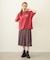 PLEATED PLAID SKIRT