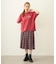PLEATED PLAID SKIRT