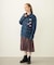 PLEATED PLAID SKIRT