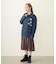 PLEATED PLAID SKIRT