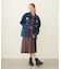 PLEATED PLAID SKIRT