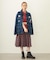 PLEATED PLAID SKIRT
