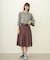 PLEATED PLAID SKIRT