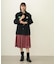 PLEATED PLAID SKIRT