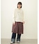 PLEATED PLAID SKIRT