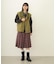 PLEATED PLAID SKIRT