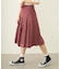 PLEATED PLAID SKIRT