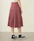 PLEATED PLAID SKIRT