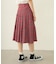 PLEATED PLAID SKIRT