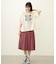 PLEATED PLAID SKIRT