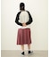 PLEATED PLAID SKIRT