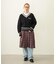 PLEATED PLAID SKIRT