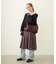 PLEATED PLAID SKIRT