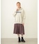 PLEATED PLAID SKIRT