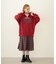 PLEATED PLAID SKIRT